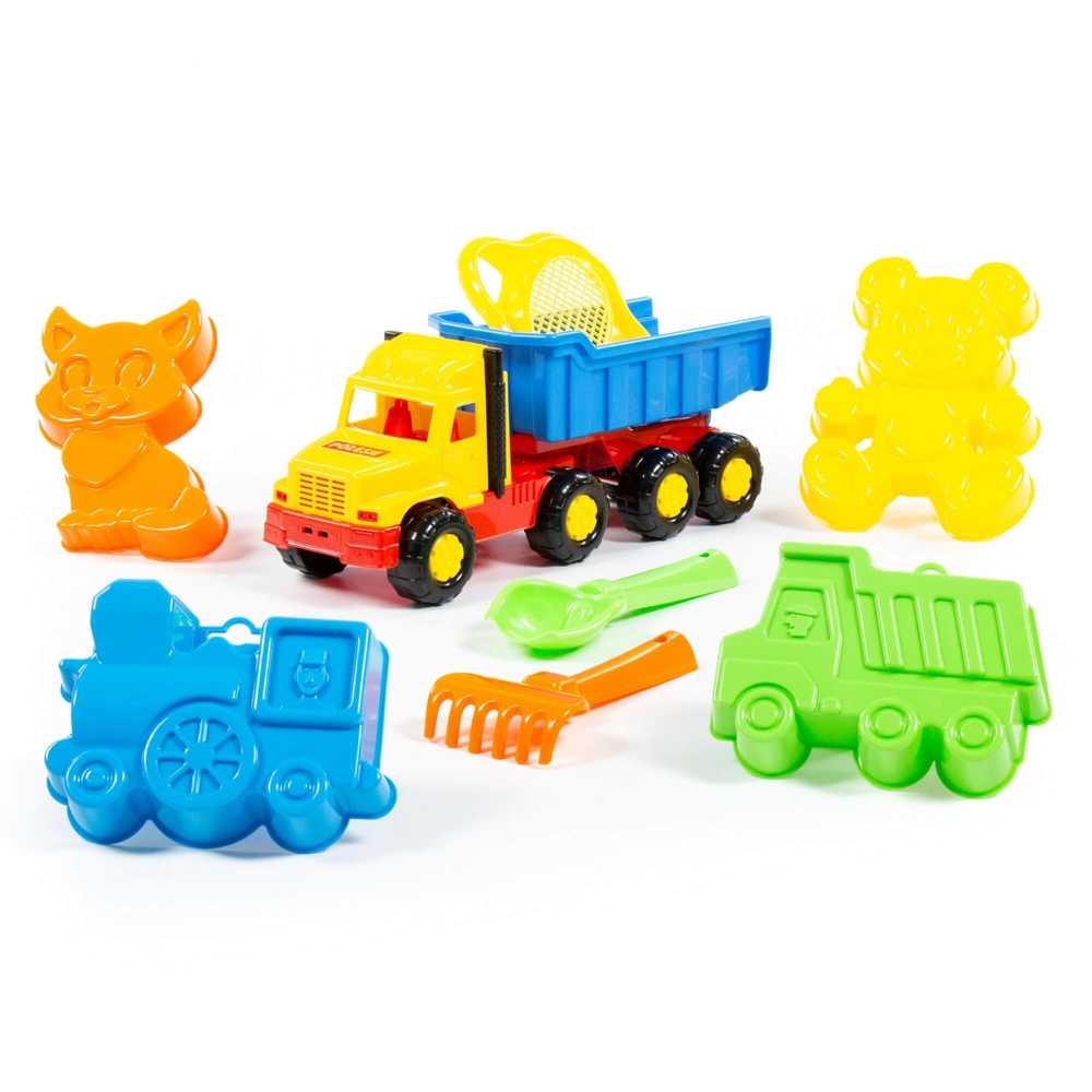 Camion Favorite + accesorii nisip, 30x16x16.5 cm - Polesie - imagine 2