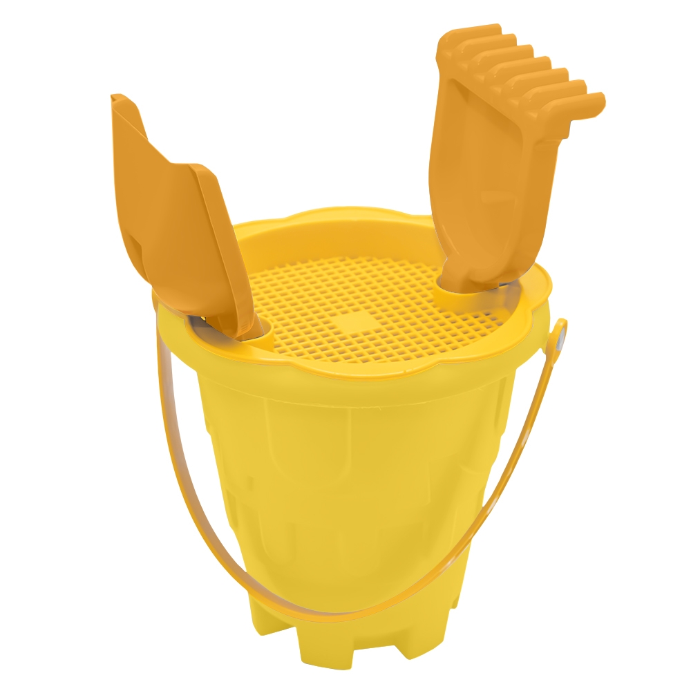 Galetusa nisip 15 cm + 3 accesorii - ROBENTOYS - imagine 7
