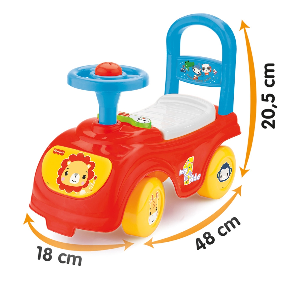 Fisher Price - Masinuta fara pedale 18x48x20.5 cm - Dolu - imagine 4