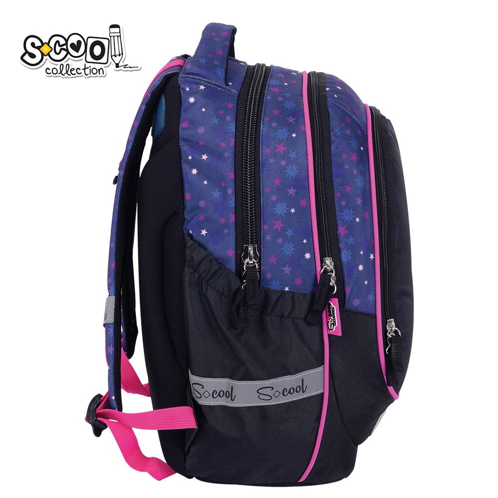 Ghiozdan anatomic light, URBAN, 41x28x17 cm, STARS - S-COOL - imagine 4