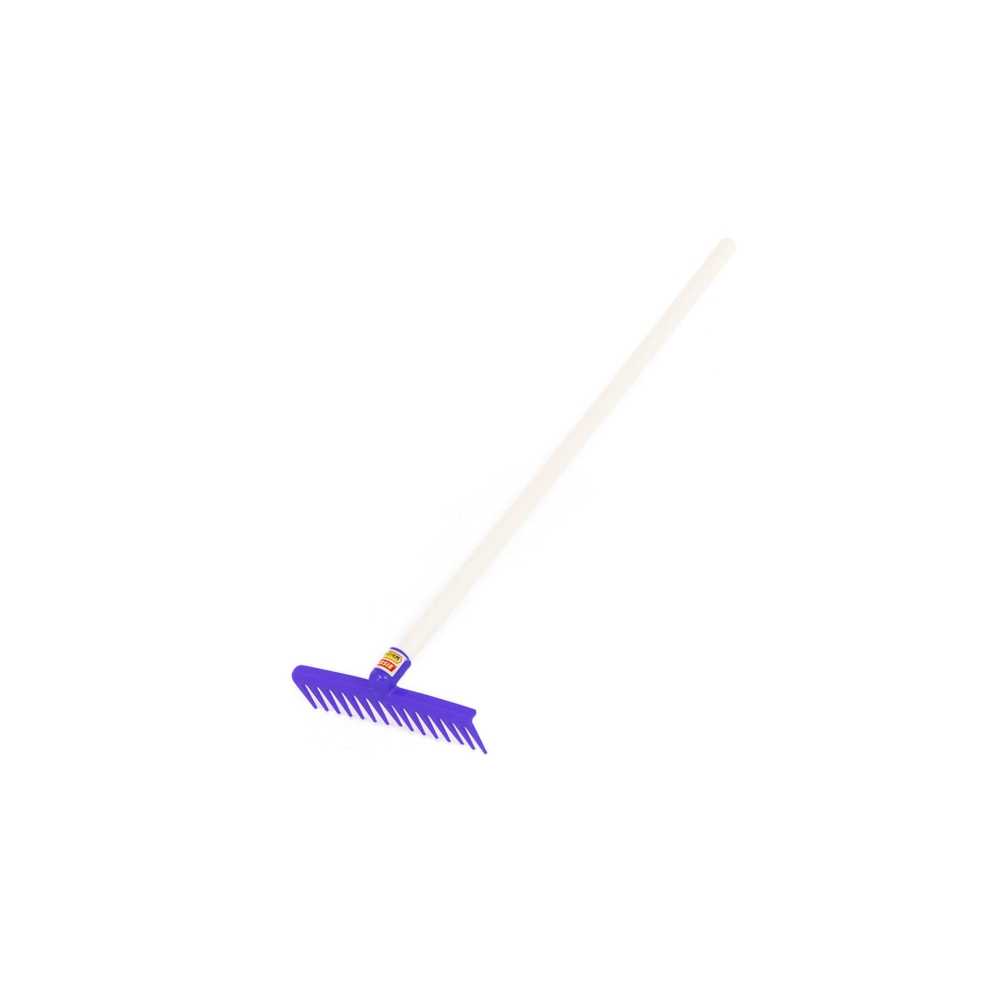 Grebla plastic cu maner din lemn, 67x21x7 cm, Wader - imagine 5