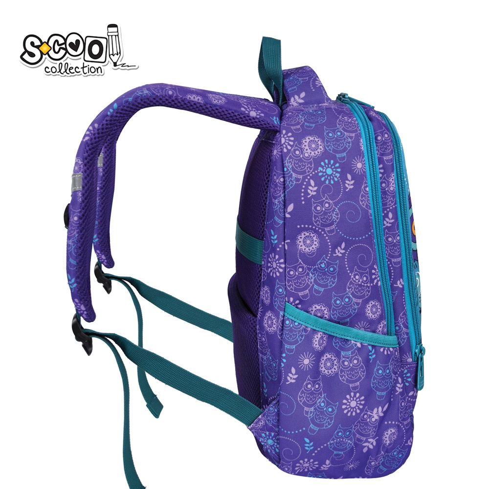 Ghiozdan ergonomic, 40x29x14 cm, OWL - S-COOL - imagine 3
