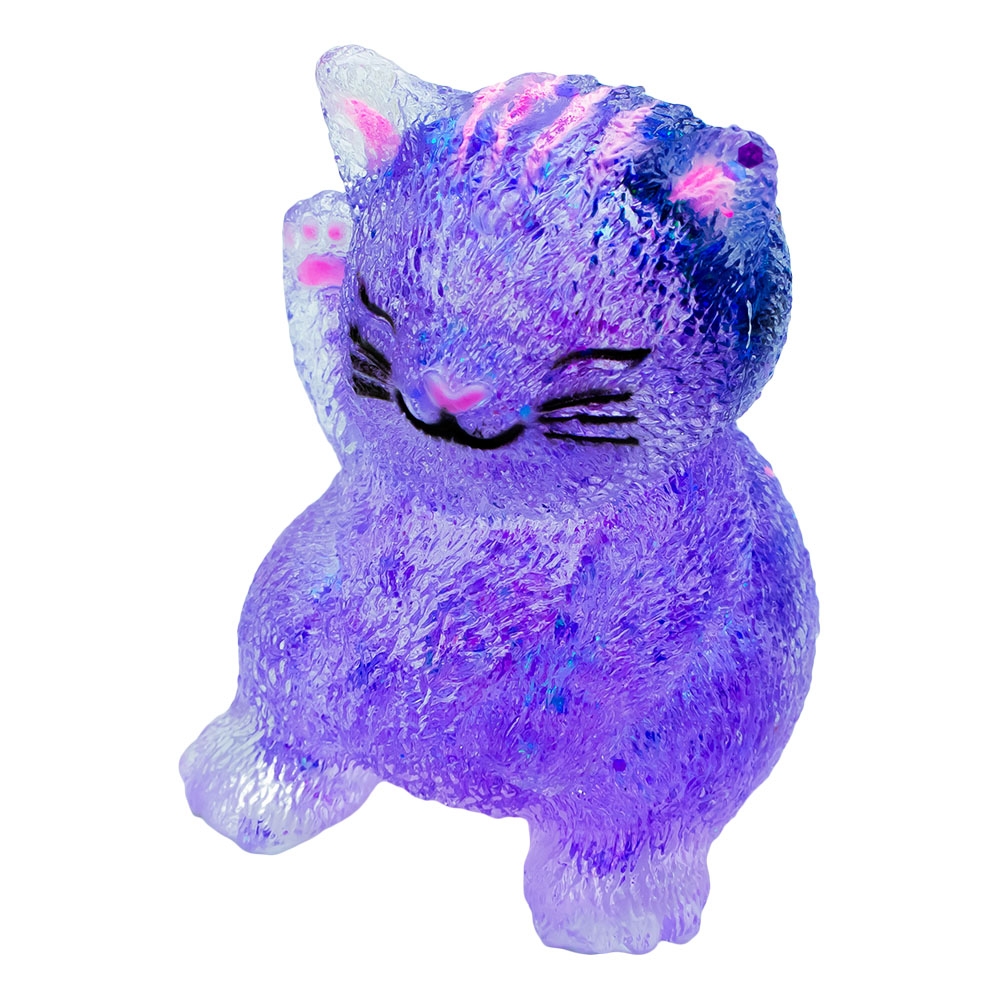 Jucarie Squeezy, Pisica Jelly Glitter - ROBENTOYS - imagine 2