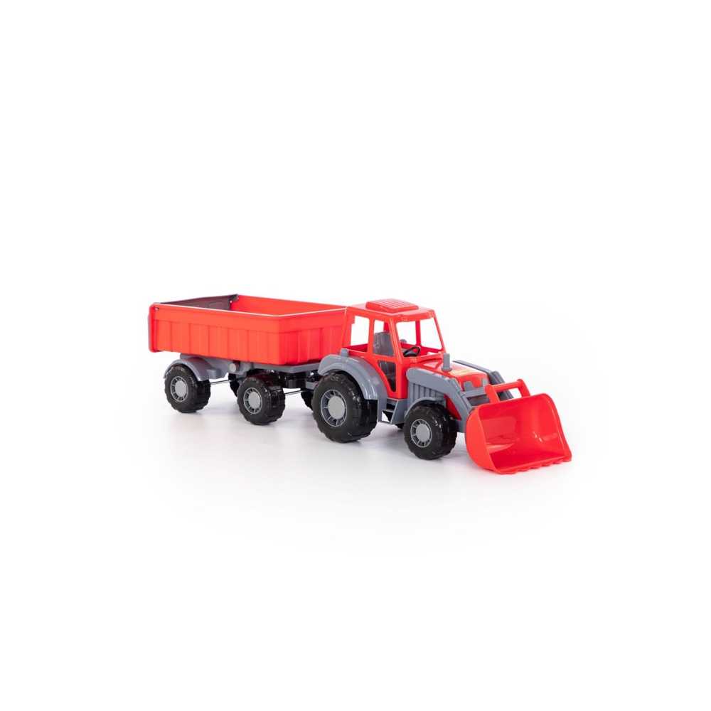 Tractor cu remorca si incarcator - Altay, 67x17x18 cm, Polesie - imagine 10