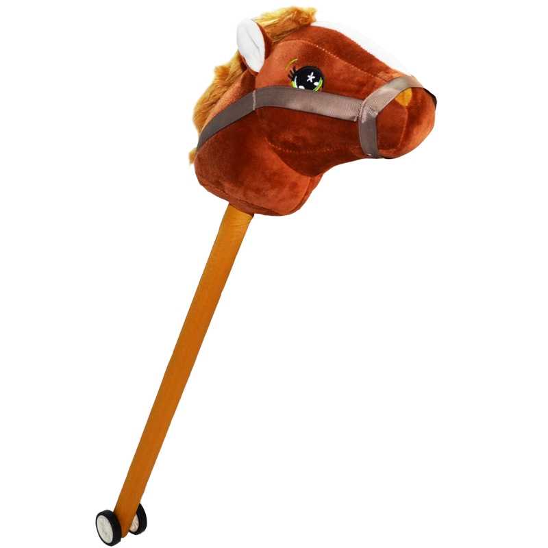 Calut de calarit, cu bat + rotile, cu sunet, 73 cm - imagine 6