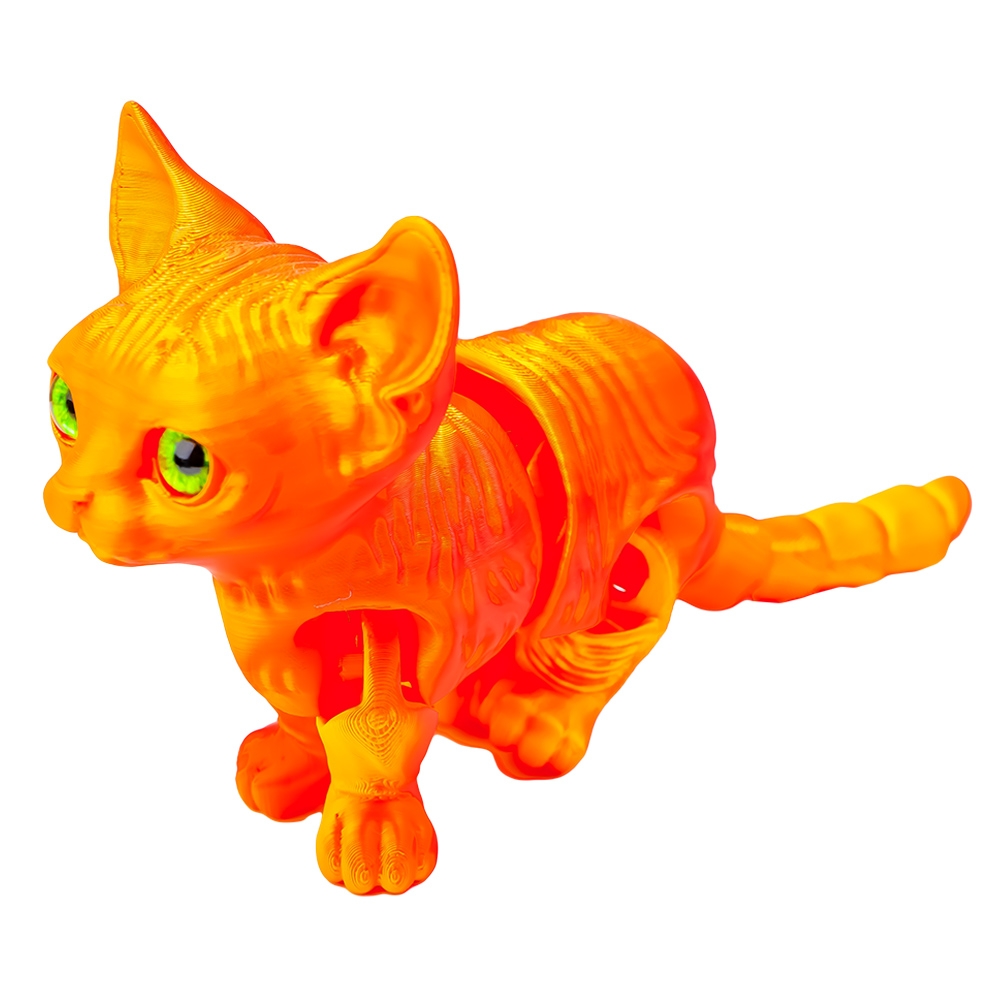 Jucarie Pisica 3D, 20 cm - imagine 4