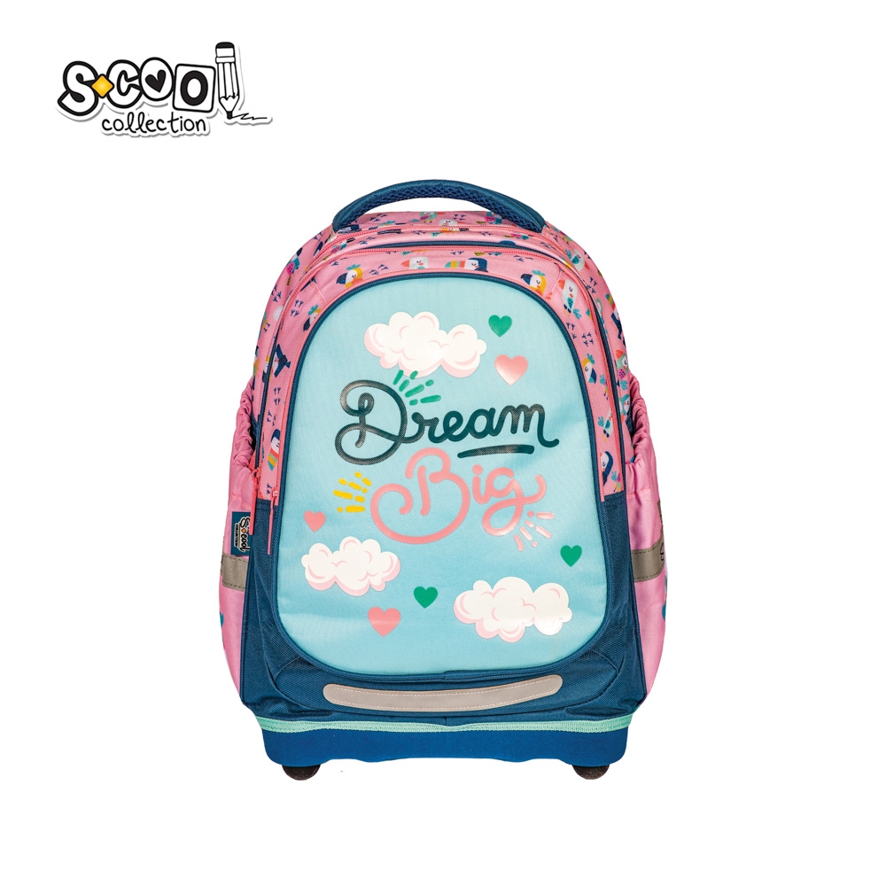 Ghiozdan anatomic, 38x39x19.5 cm, DREAM BIG - S-COOL