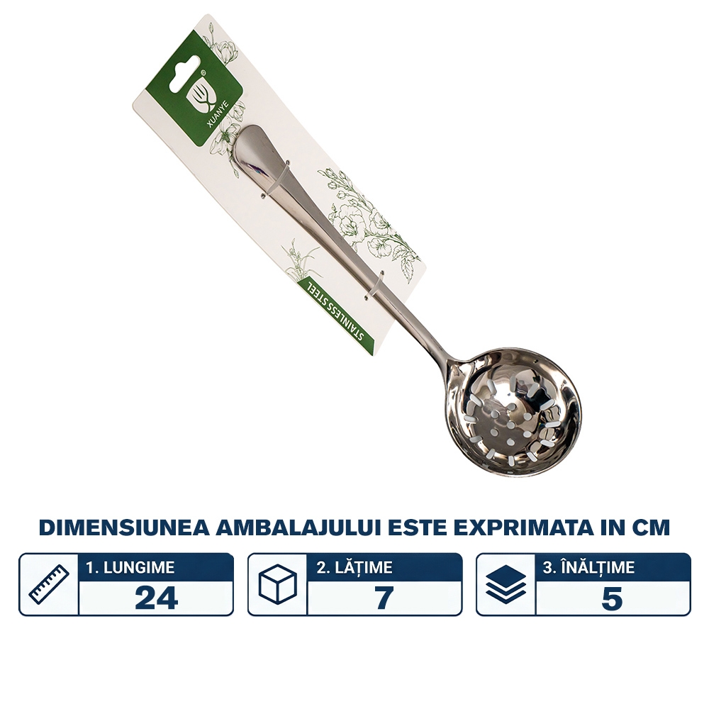 Polonic/Spumiera din inox - imagine 2