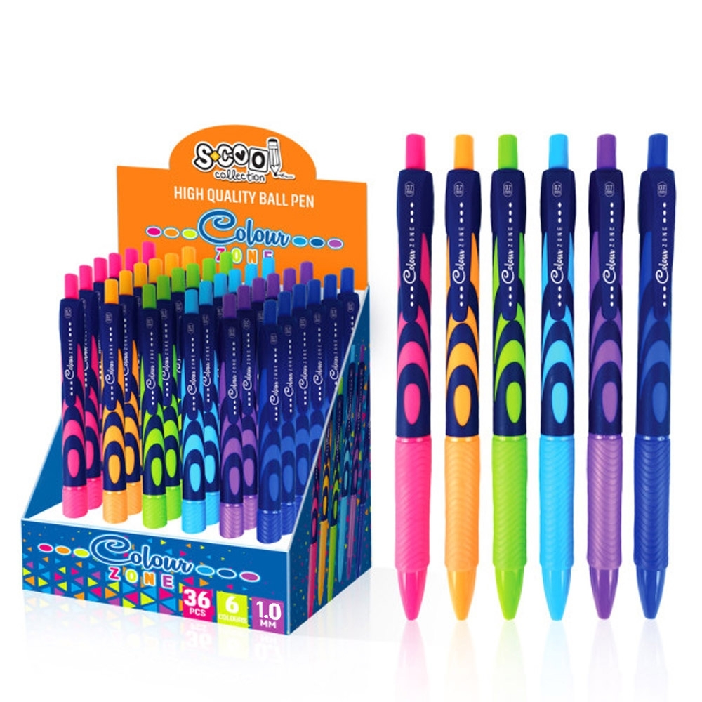 Pix Colour Zone, 1mm, 36 buc/display - S-COOL