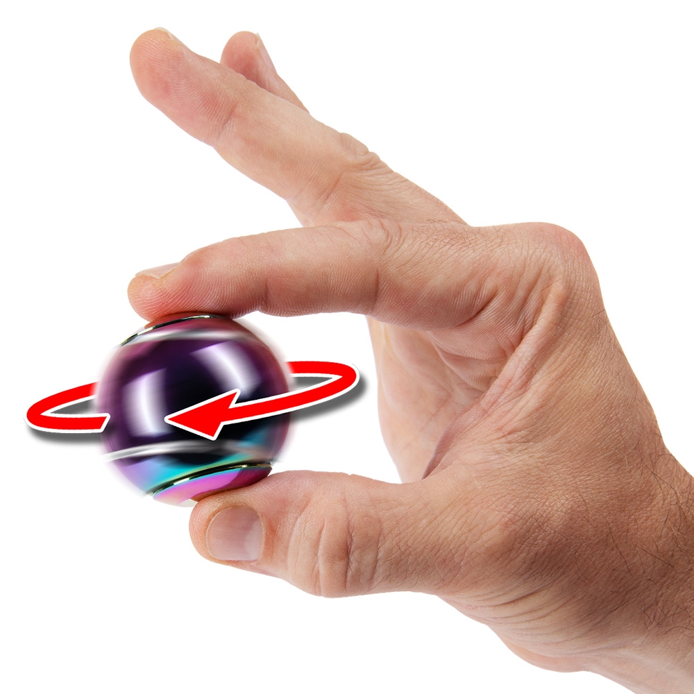 Bopster Spin Ball, Multicolor, Metalizat - imagine 10