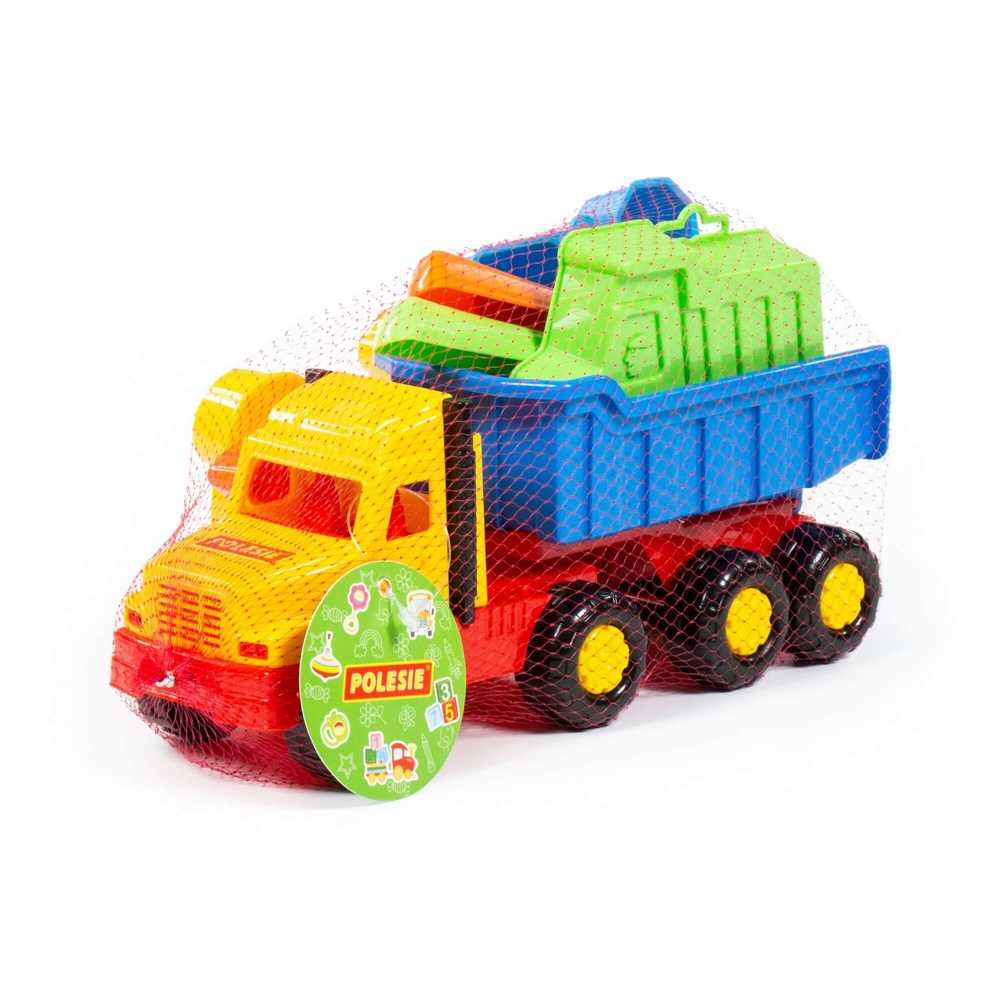 Camion Favorite + accesorii nisip, 30x16x16.5 cm - Polesie - imagine 6