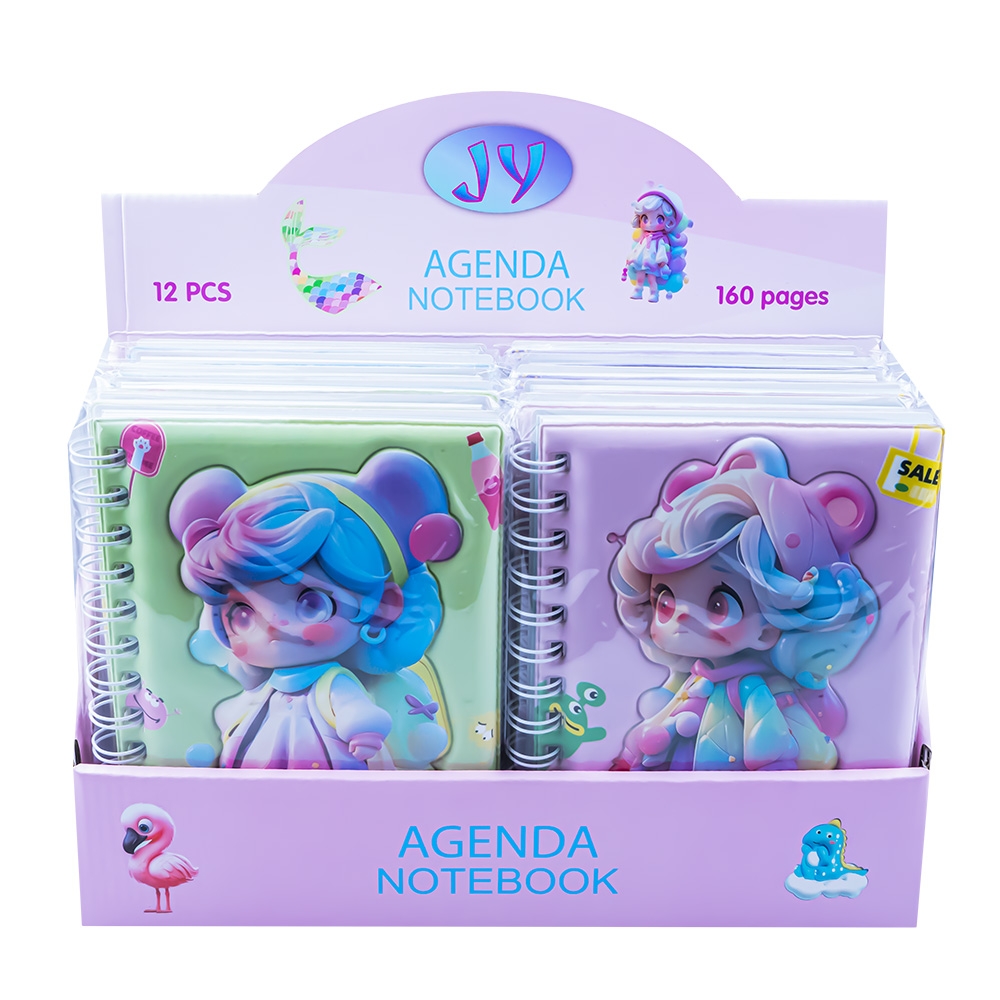 Notes 3D cu arc, 80 file, Fetita - imagine 3