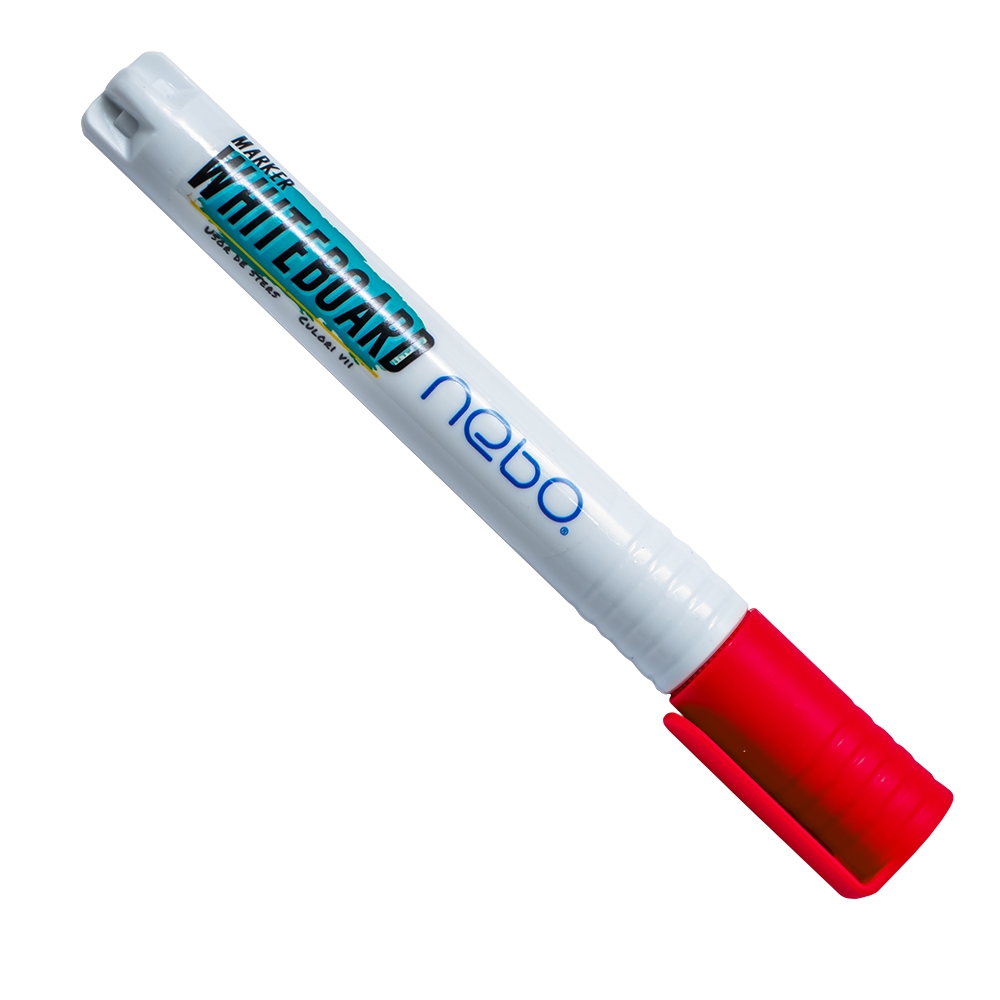 Marker Whiteboard, Rosu, 12 buc/set - NEBO - imagine 2