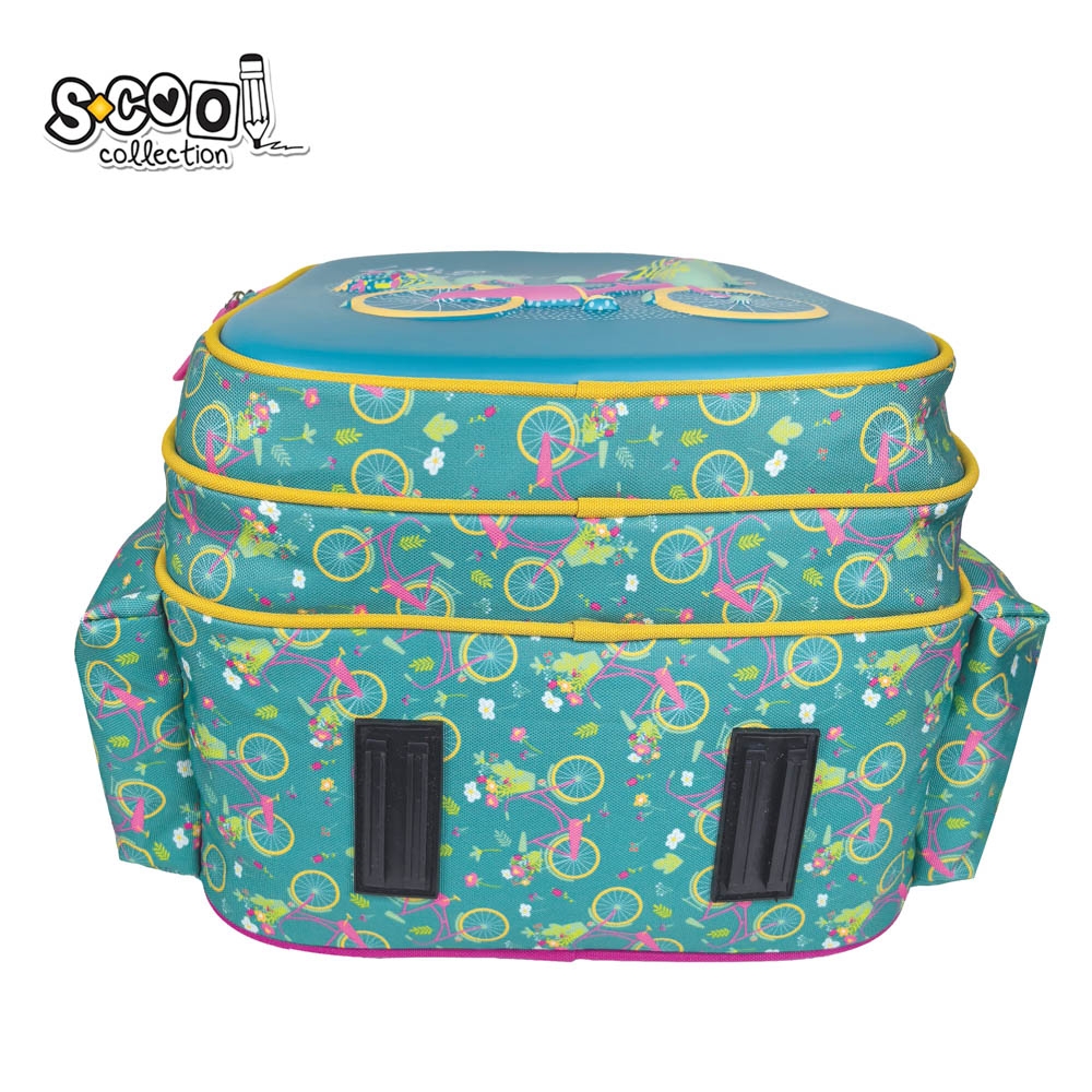 Ghiozdan 3D ergonomic, 43x30x22 cm, LET'S GO FOR A RIDE - S-COOL - imagine 5