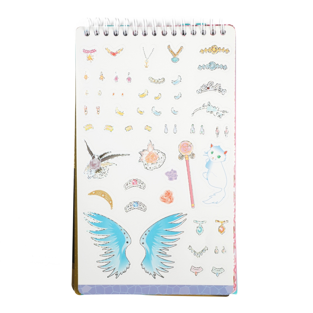 Carnetel de desen cu stickere si sabloane - Toi-Toys - imagine 8