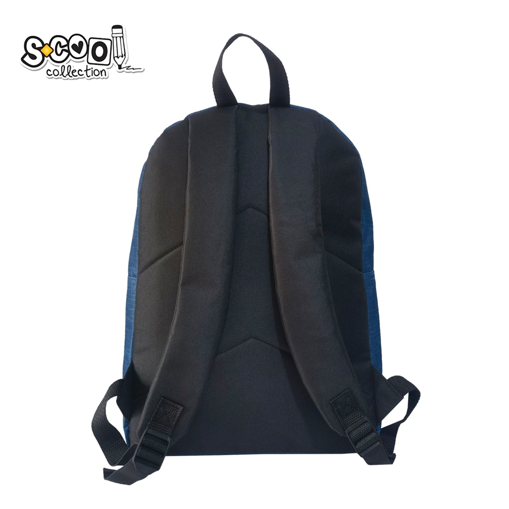 Ghiozdan CLASSIC, 43x30x16 cm, DENIM - S-COOL - imagine 4