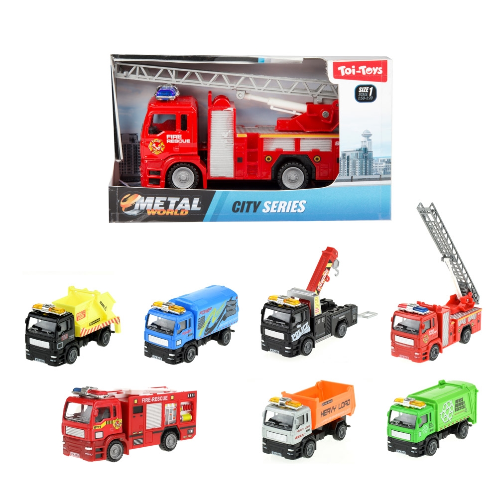 Masina interventie, din metal - Toi-Toys