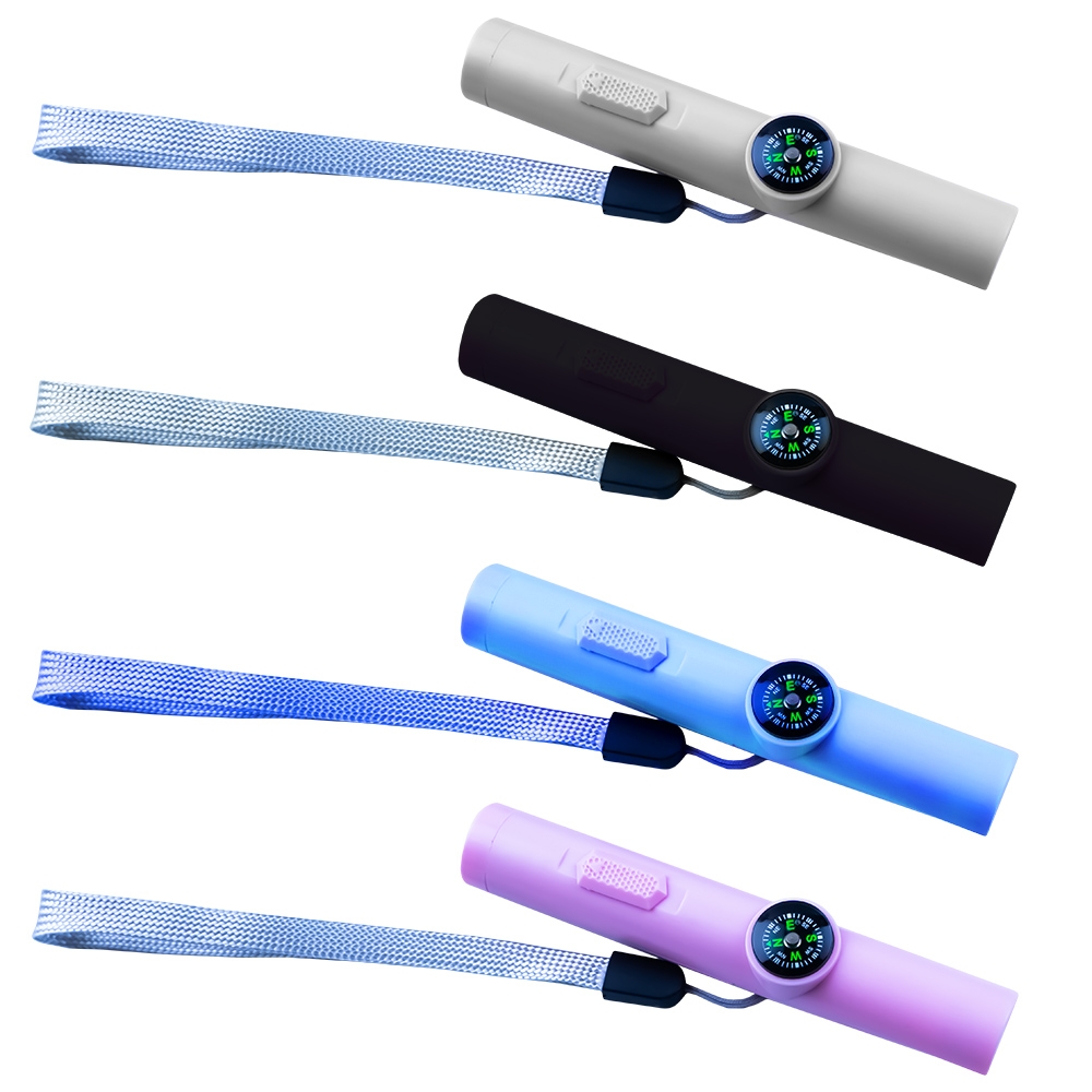 Fluier 4 in 1, din plastic, cu lumina - imagine 3
