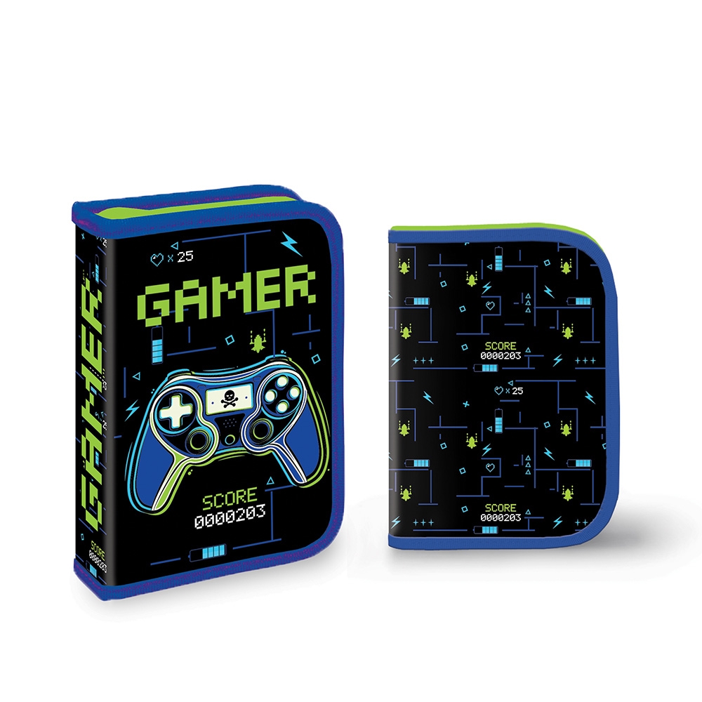 Penar Echipat, 1 Fermoar, 2 Ext., 32 Piese, Gamer - S-Cool