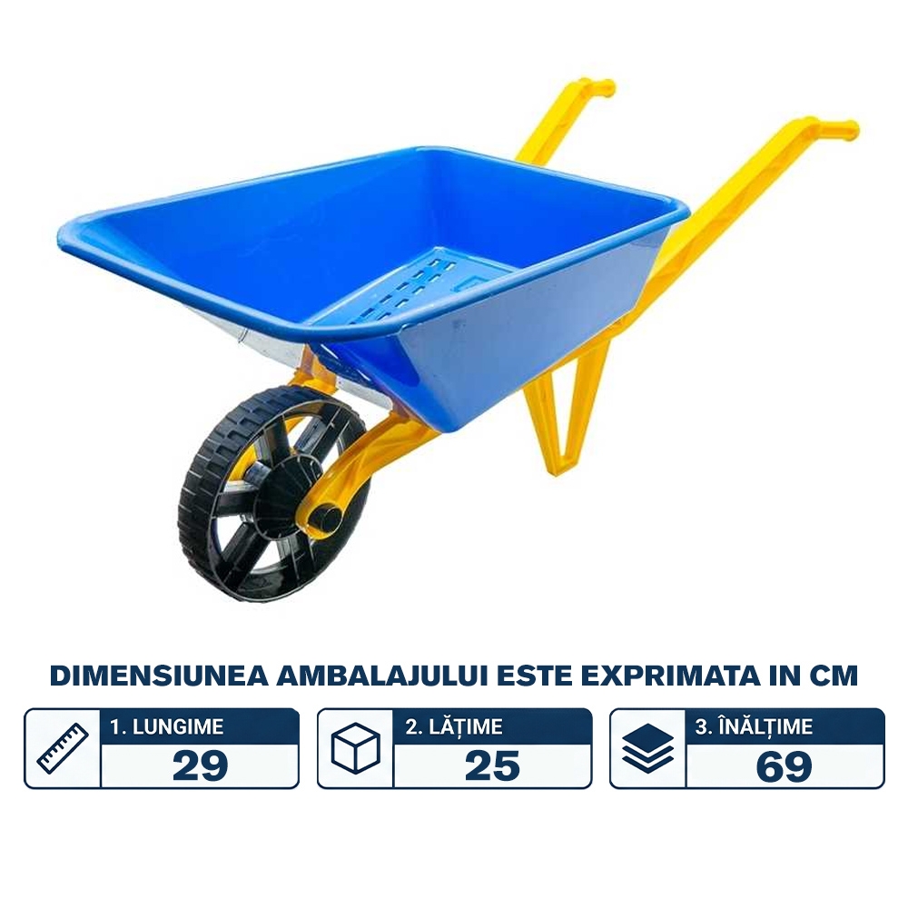 Roaba plastic, albastra - ROBENTOYS - imagine 2
