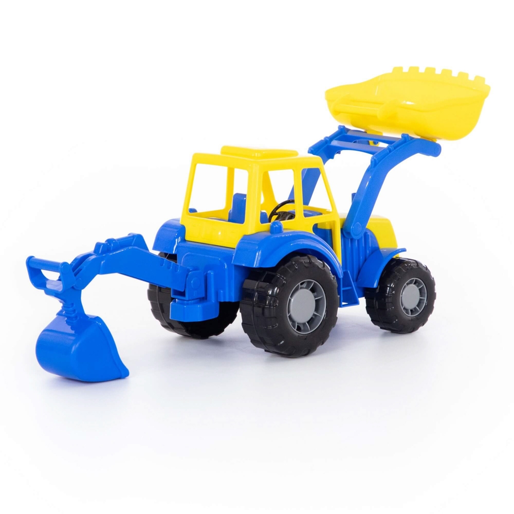 Tractor-excavator - Altay, 37x17x22 cm, Polesie - imagine 15
