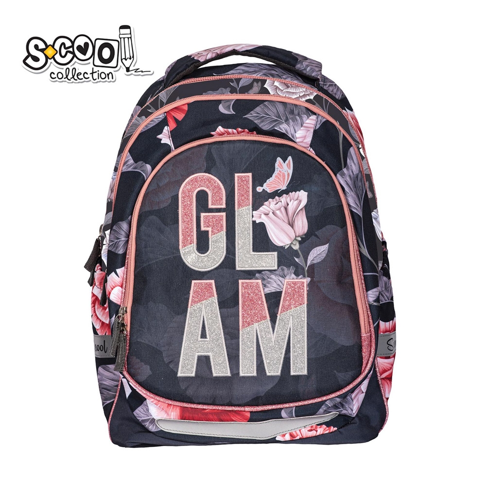 Ghiozdan anatomic light, 41x28x21 cm, GLAM - S-COOL