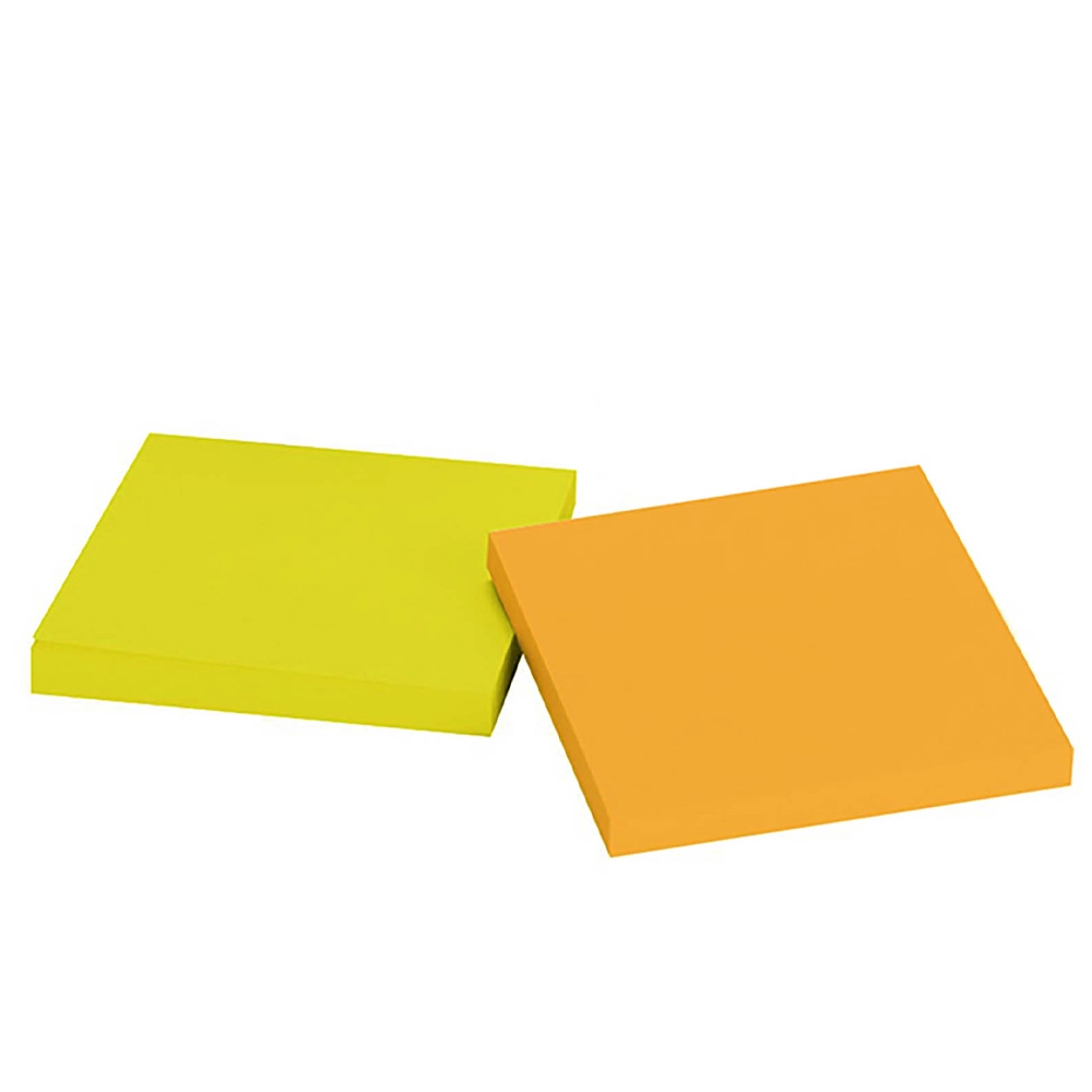 Notes adeziv neon, 75x75 cm, 100 file/set - OFFISHOP - imagine 4