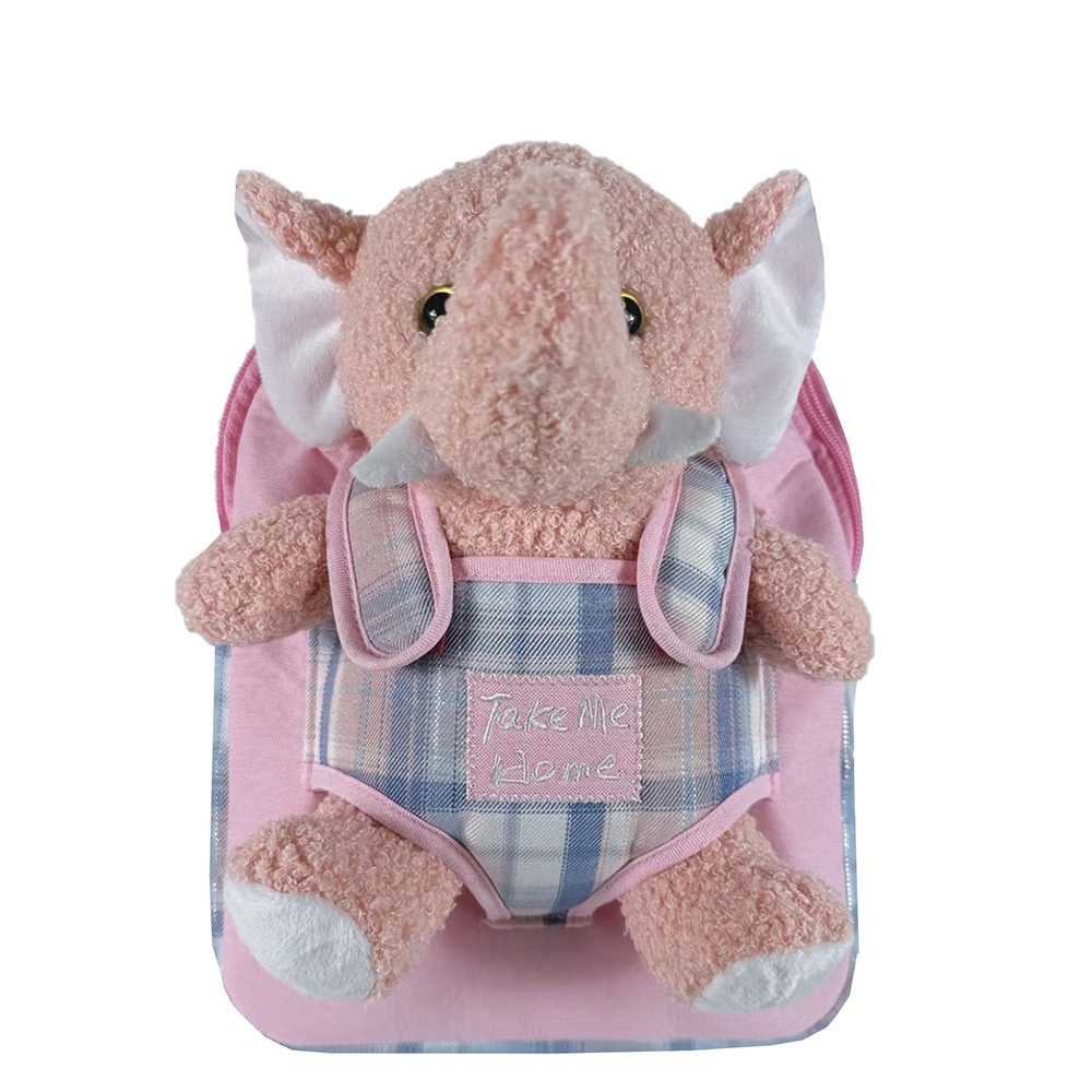 Ghiozdan gradinita Baby Animals, 23x8x28 cm, ELEPHANT - S-COOL