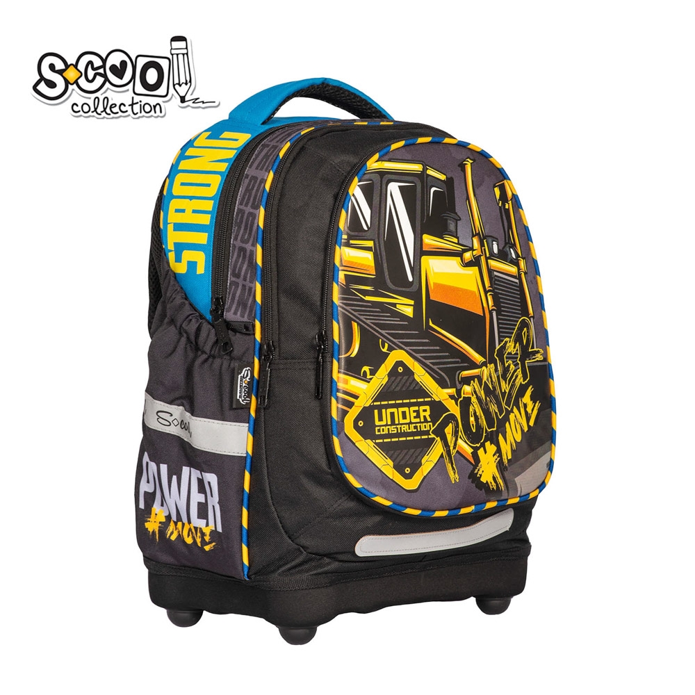 Ghiozdan anatomic, 38x39x19.5 cm, POWER - S-COOL - imagine 2