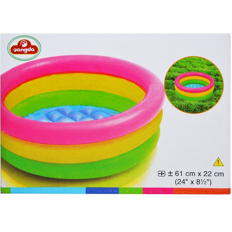 Piscina gonflabila, 61 cm, Curcubeu - imagine 3