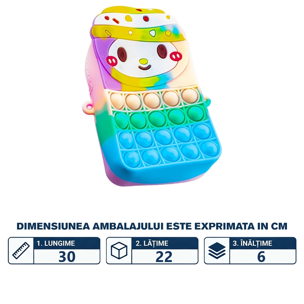 Gentuta antistres pentru copii, din silicon - imagine 2