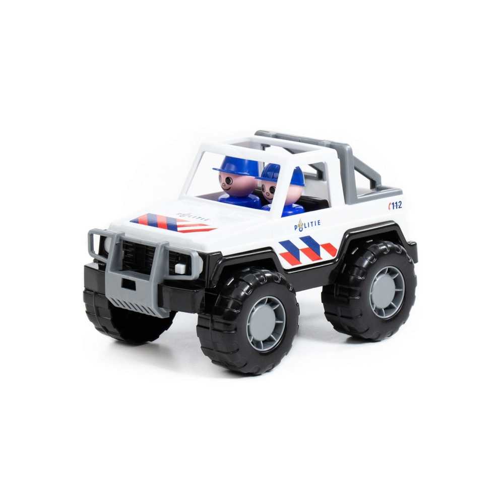 Jeep safari/politie cu 2 politisti, 23x14x13cm, Polesie