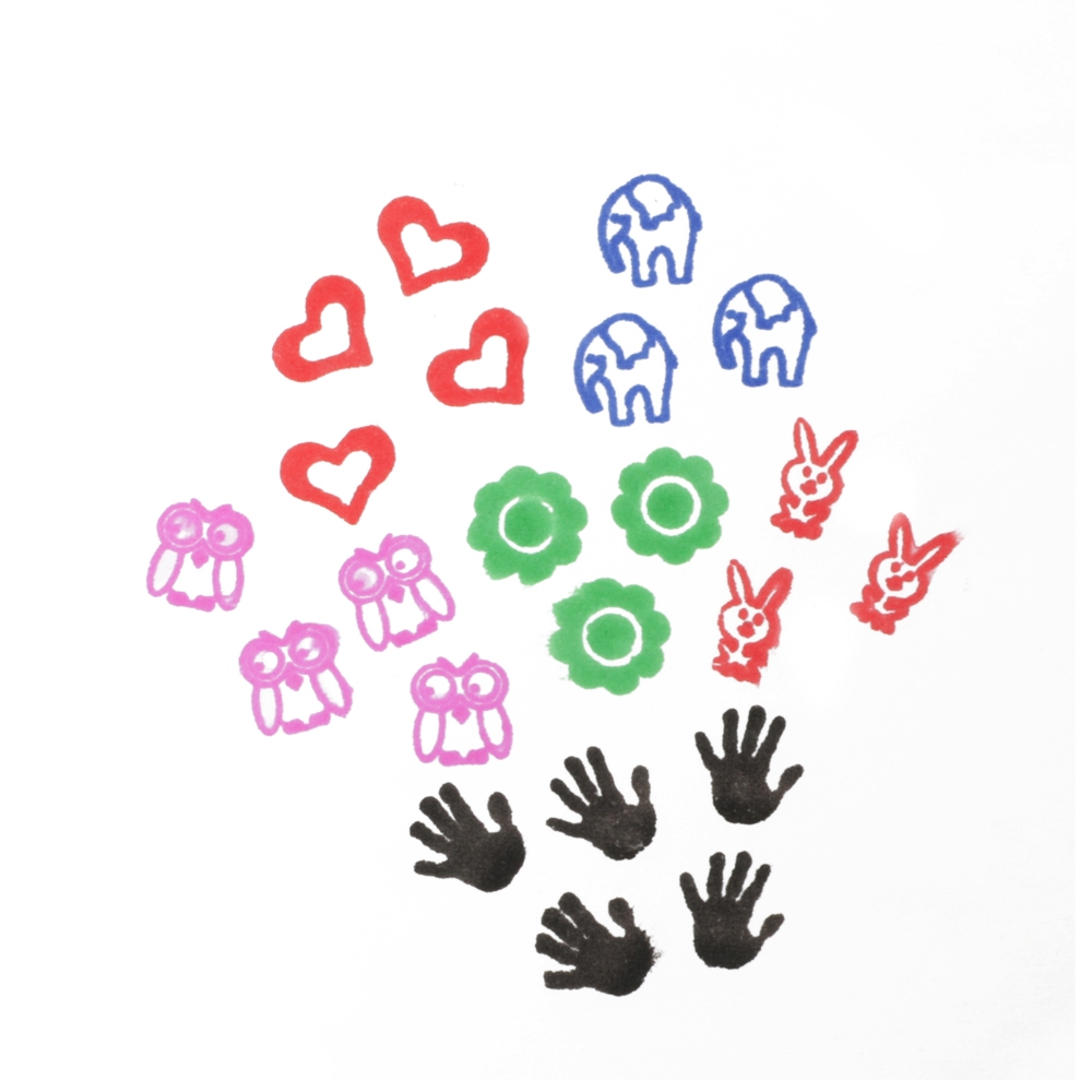 Markere cu stampile, 6 buc/set - Toi-Toys - imagine 7