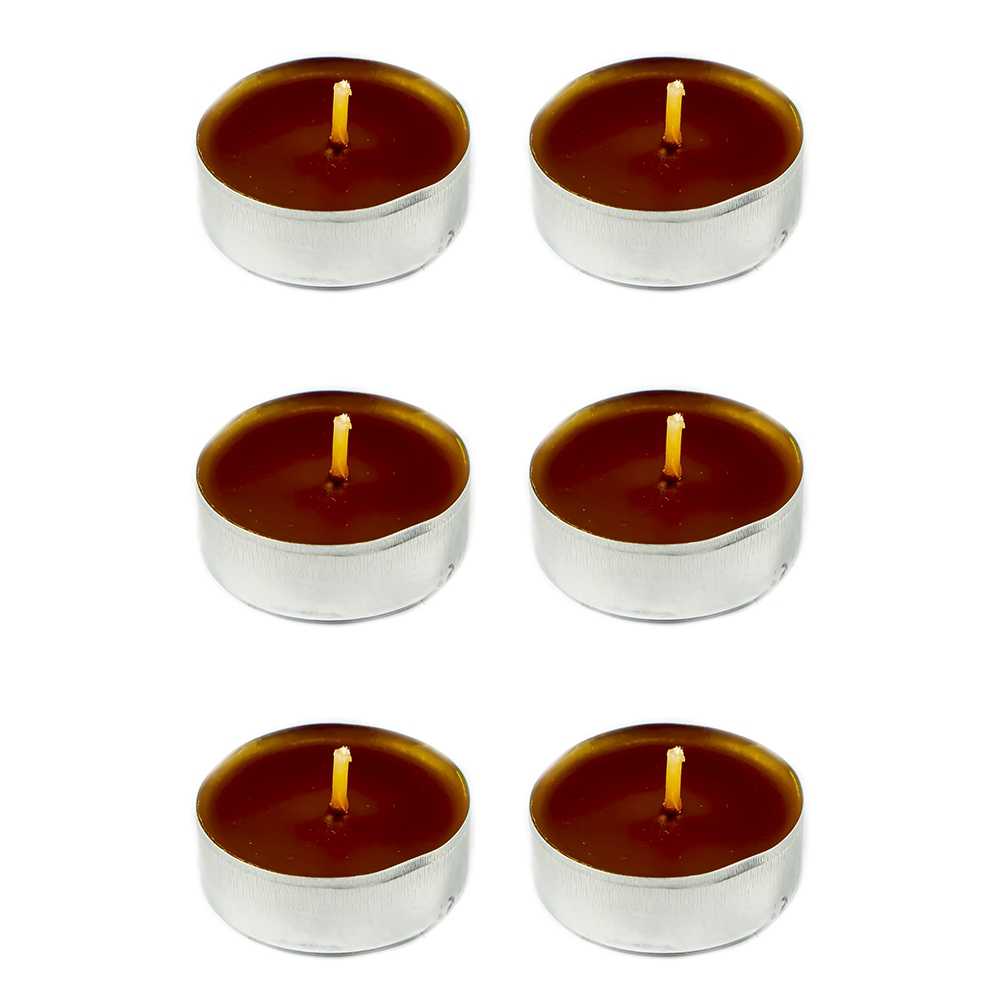 Lumanari pastila, Ciocolata, 6 buc/set, 2cm diametru pastila - imagine 2