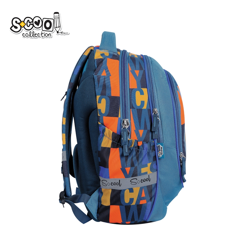 Ghiozdan anatomic light, 41x28x17 cm, YES WE CAN - S-COOL - imagine 4