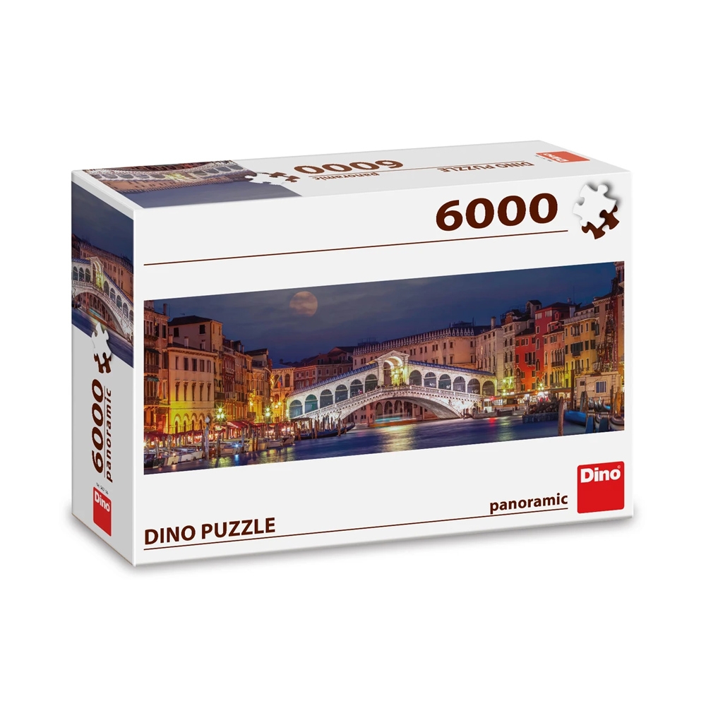 Puzzle 6000 piese, Podul Rialto - DINO TOYS - imagine 4