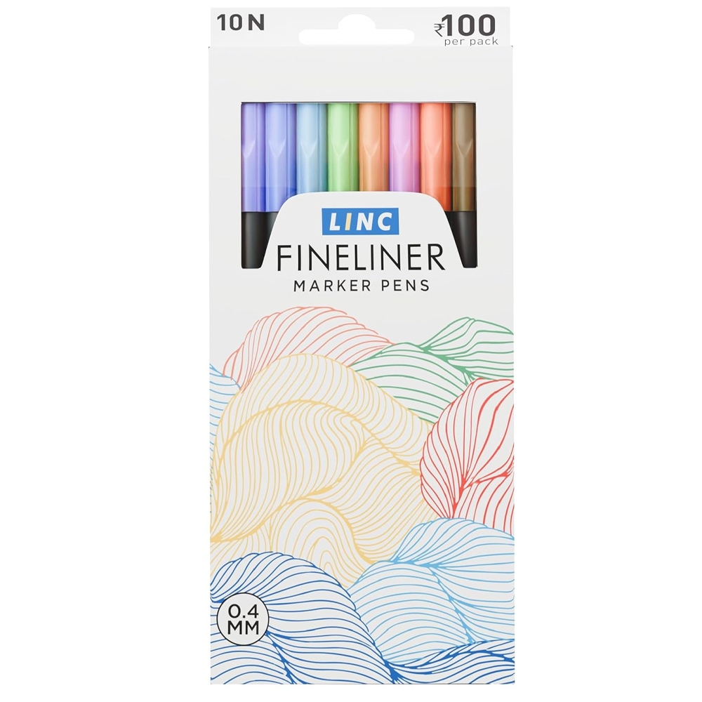 Finelinere 10 buc/set - LINC - imagine 4