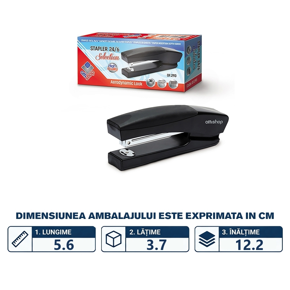 Capsator nr. 24/6, 30 coli, 50 mm, Selection - OFFISHOP - imagine 2