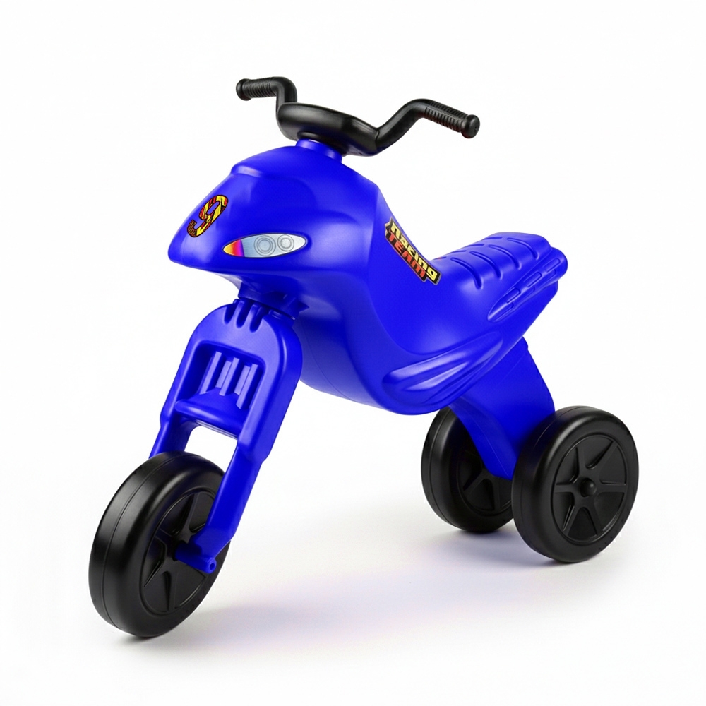 Motocicleta fara pedale, albastra - ROBENTOYS