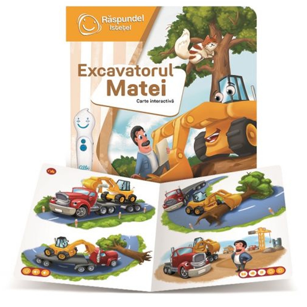 Raspundel istetel, Carte - Excavatorul Matei, ALBI - Blackfire - imagine 3