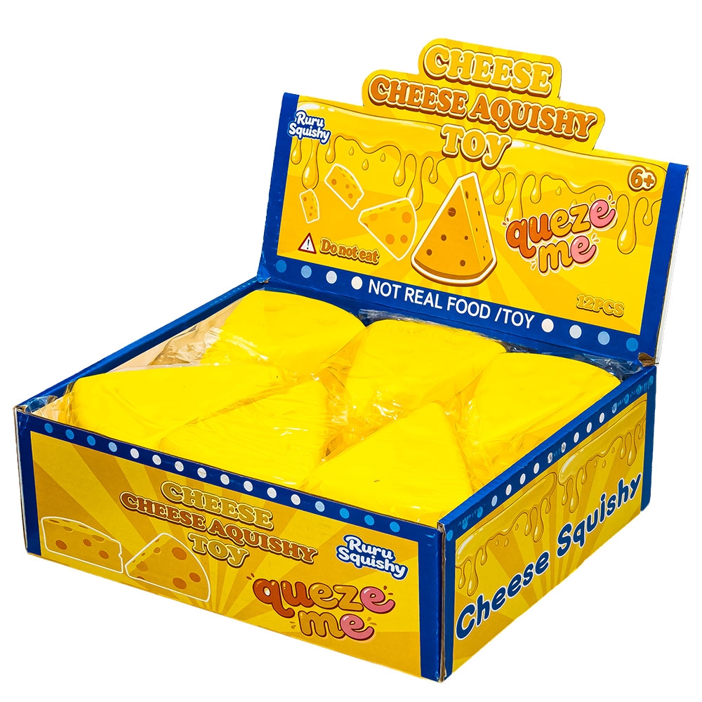 Jucarie antistres Squishy, Cascaval - imagine 4