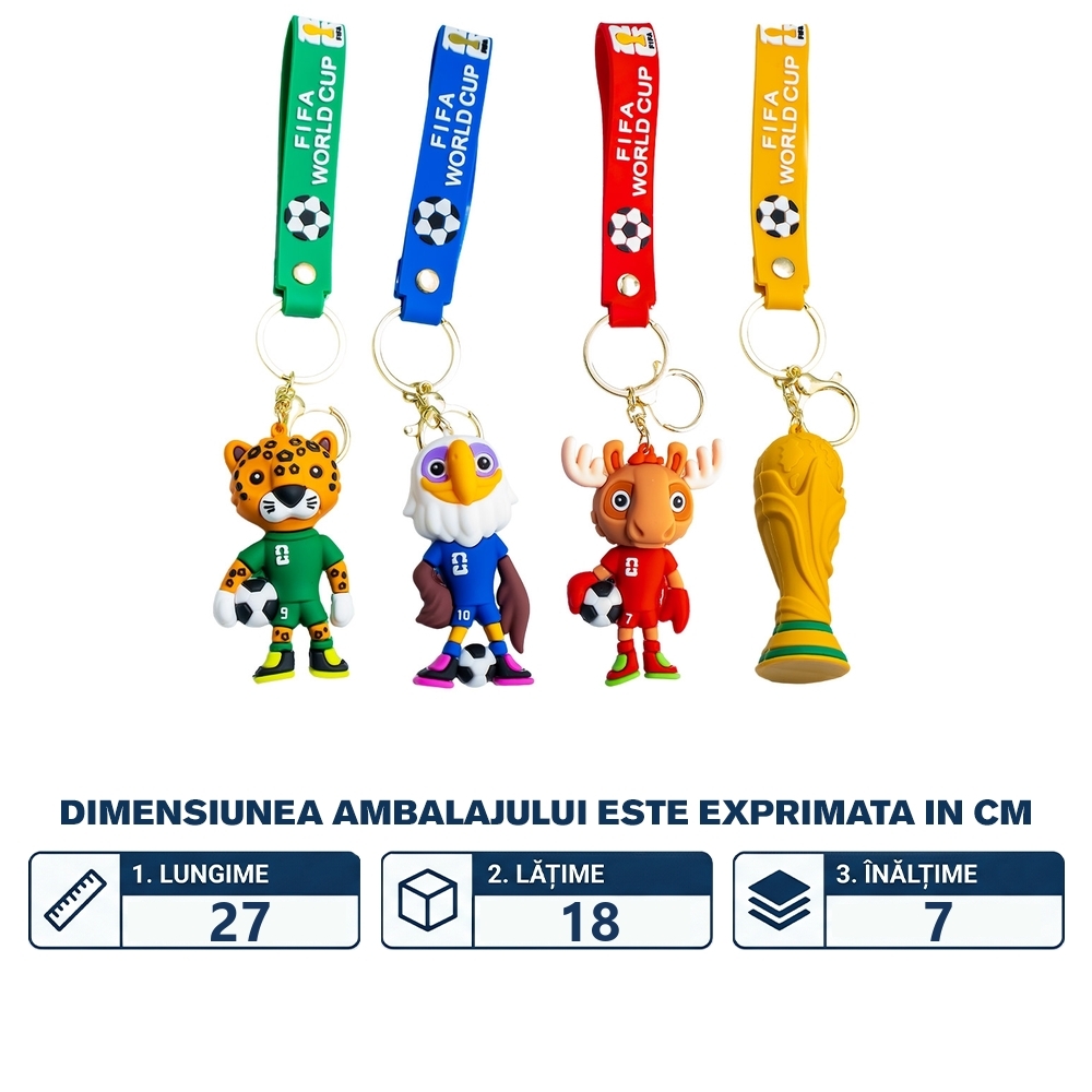 Breloc Mascote fotbal - imagine 2