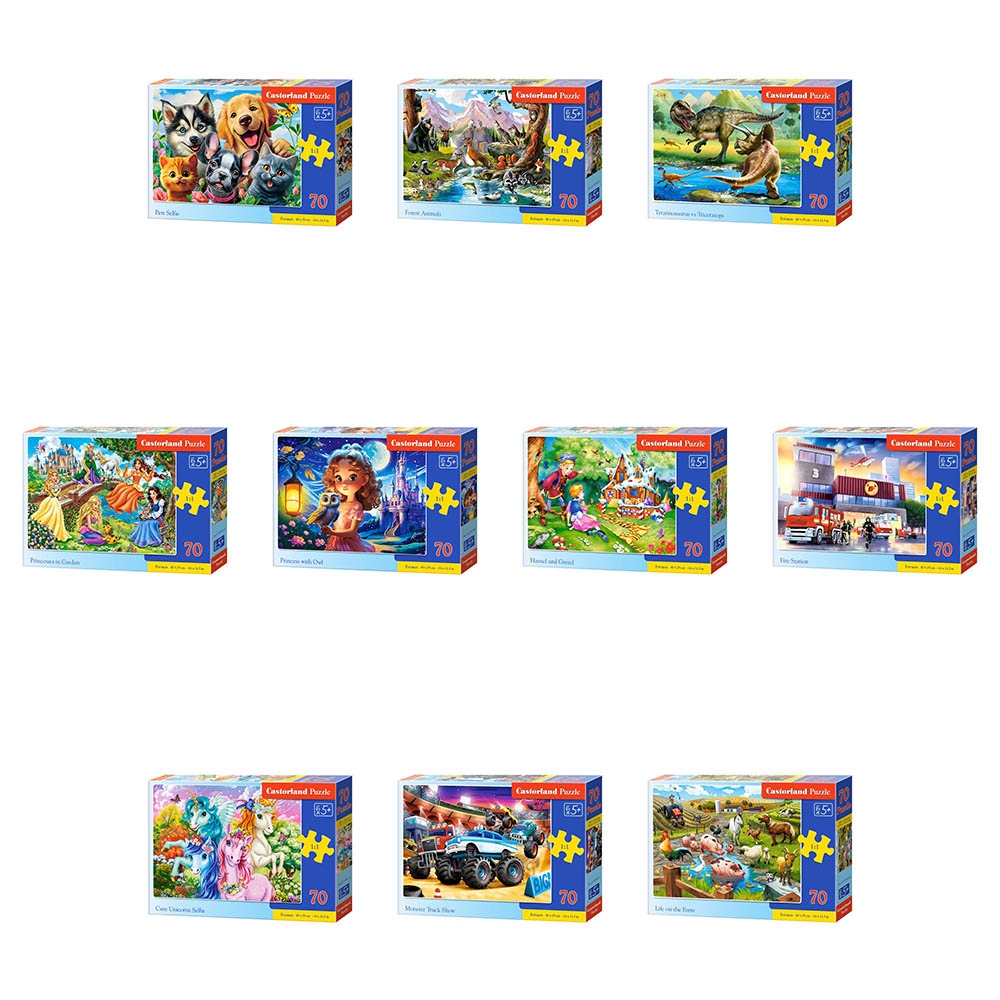 Puzzle 70 piese premium - Castorland
