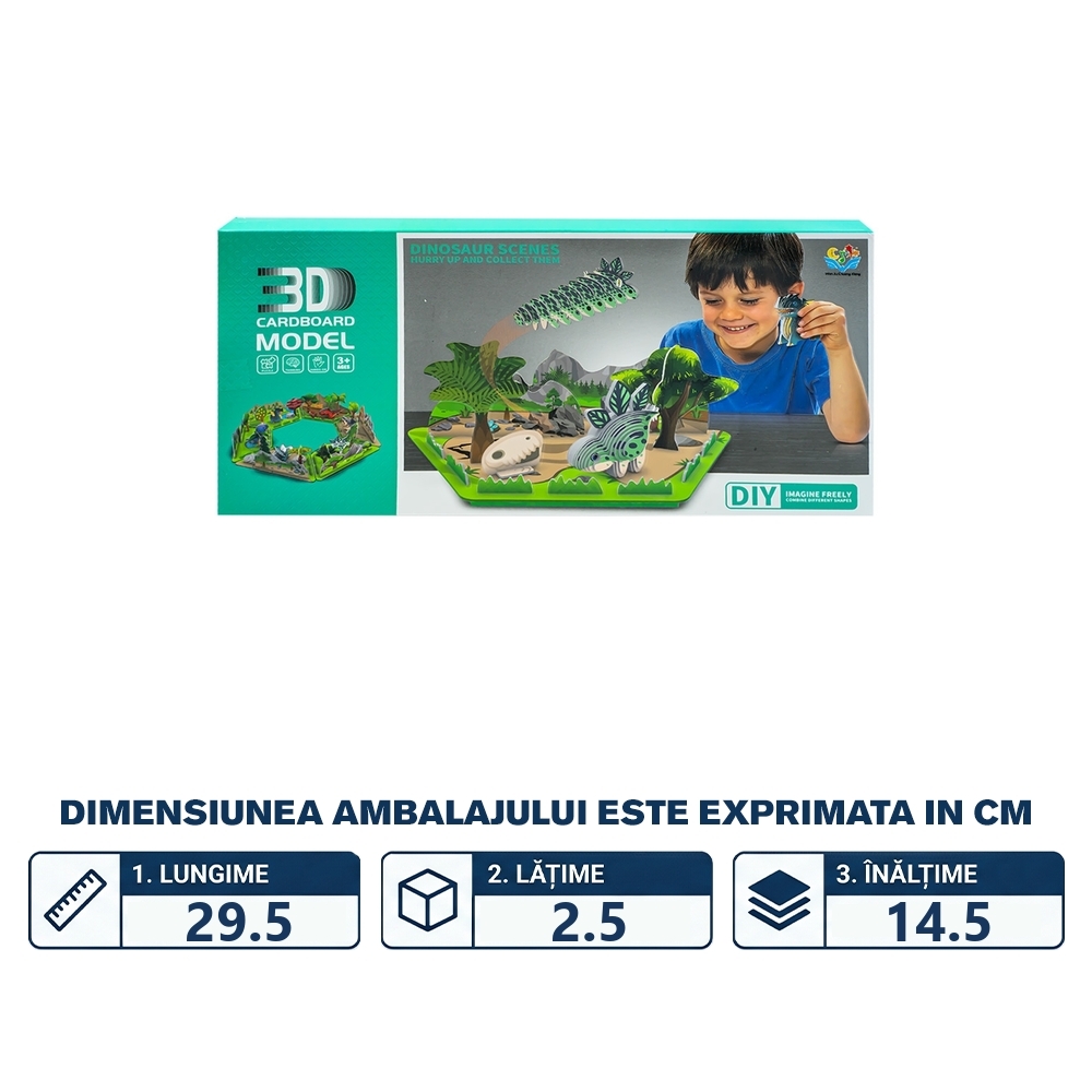 Puzzle 3D, Dinozauri - imagine 2