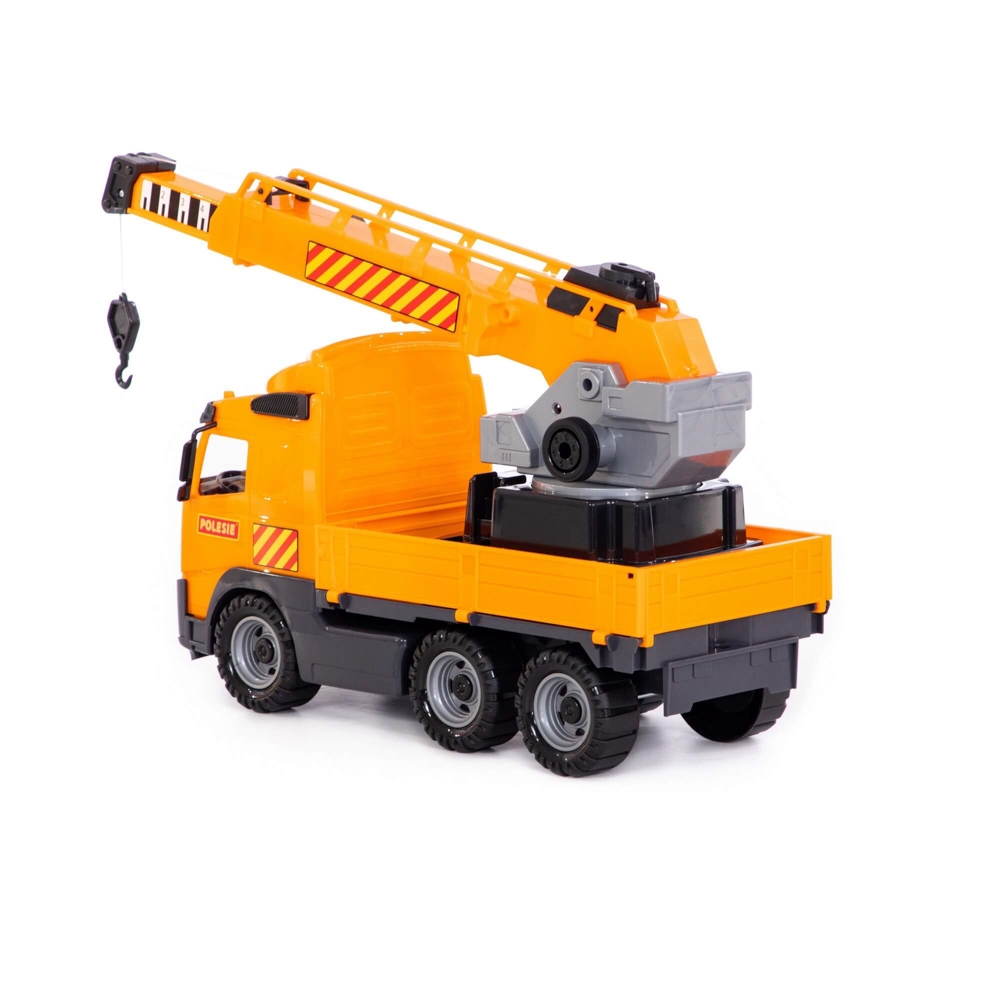 Camion cu macara - Volvo PowerTruck, 72x19x32 cm, Wader - imagine 3
