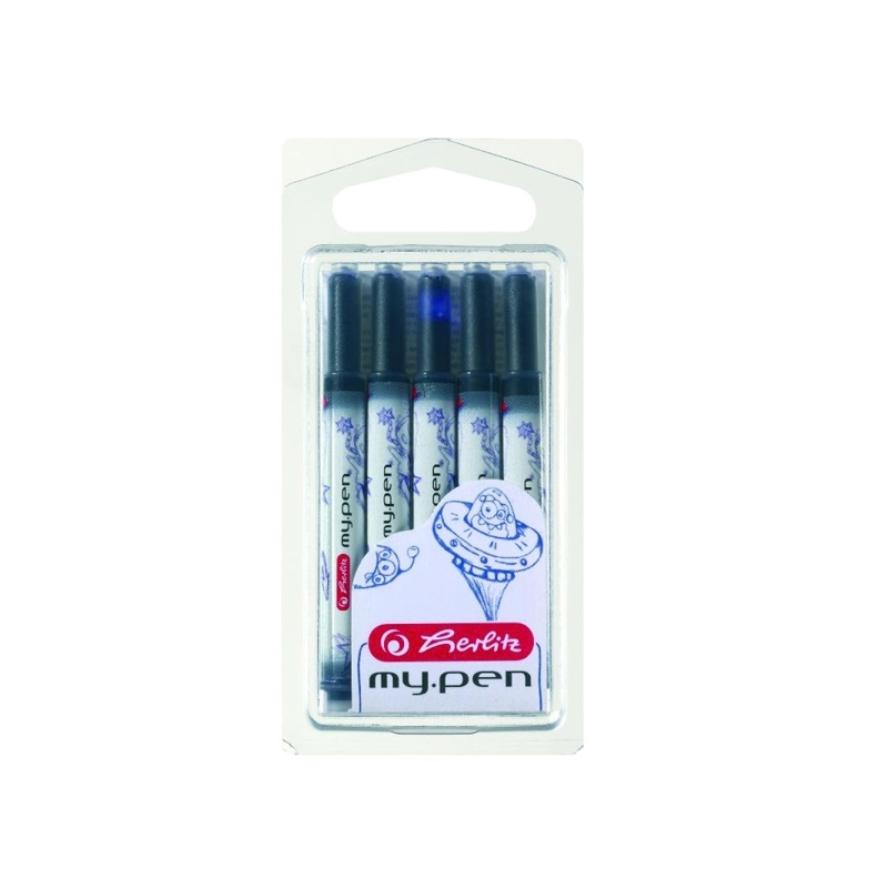 Patroane My.Pen albastre set 5 bucati