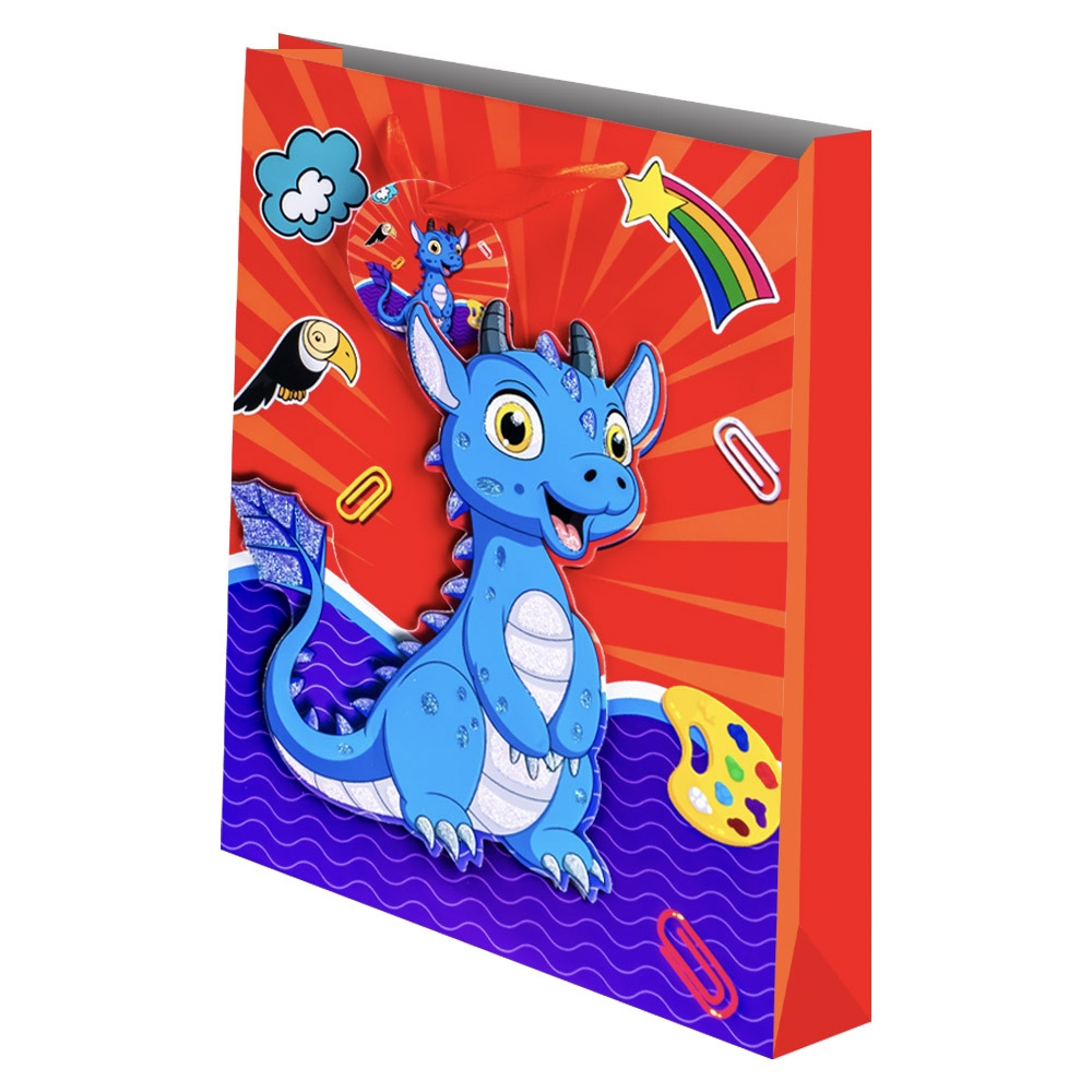 Punga cadou 3D, Dinozaur, 26x32x10 cm - imagine 6