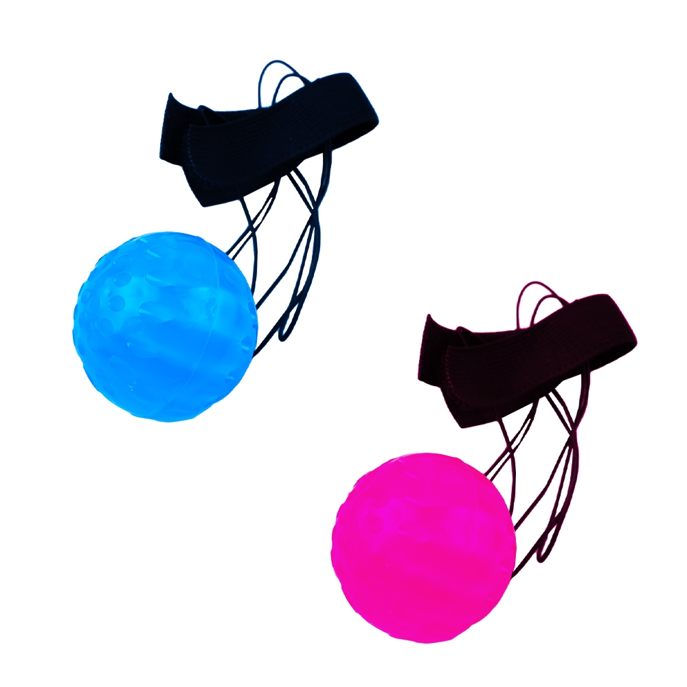 Bungee ball cu lumina, 6 cm