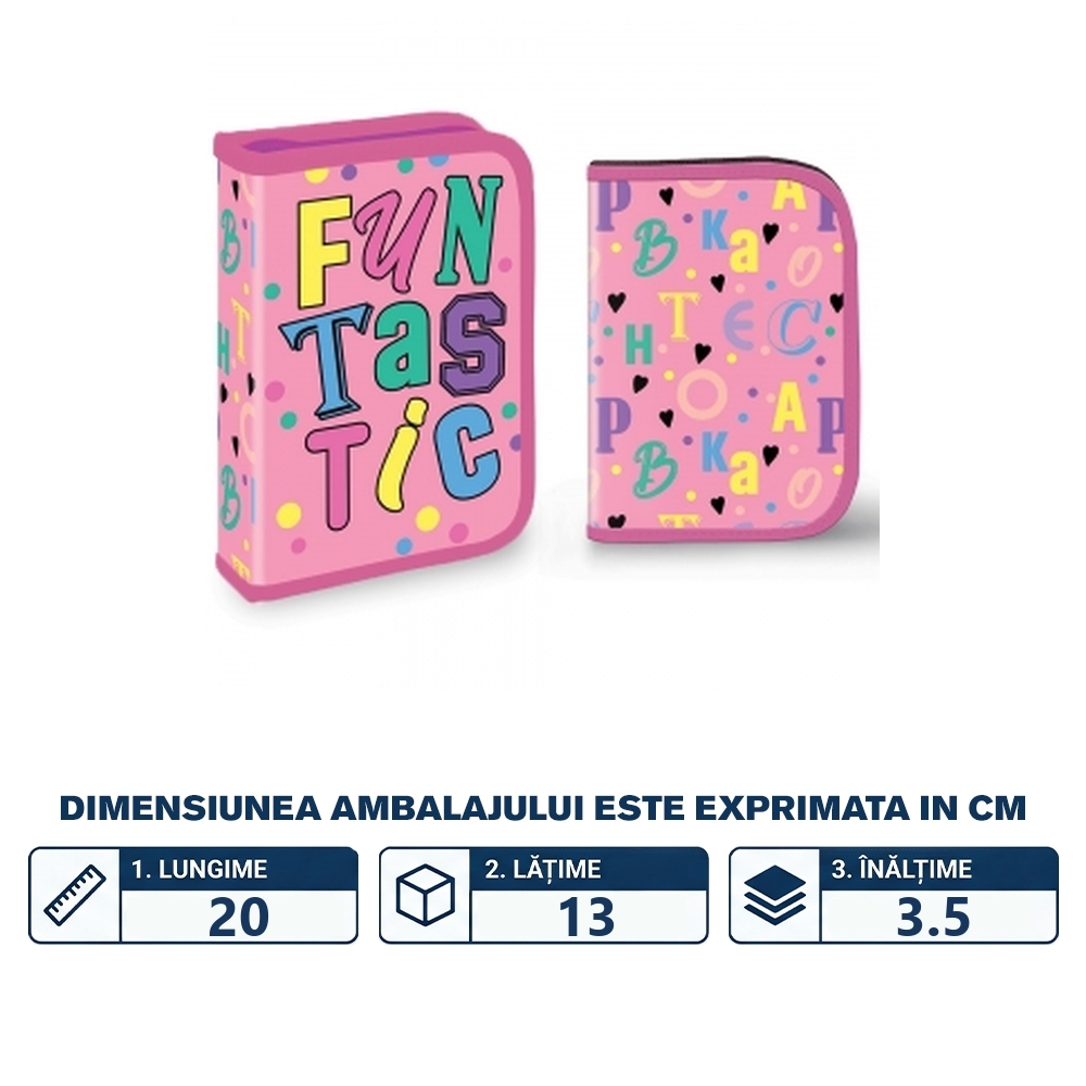 Penar echipat, 1 fermoar, 2 extensii, 30 piese, FUNTASTIC - YOLLO - imagine 2