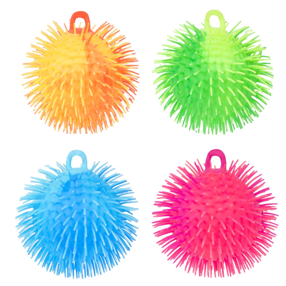 Jucarie Pufferz, minge cu tepi, 15 cm - Toi-Toys